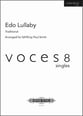 Edo Lullaby SATB choral sheet music cover